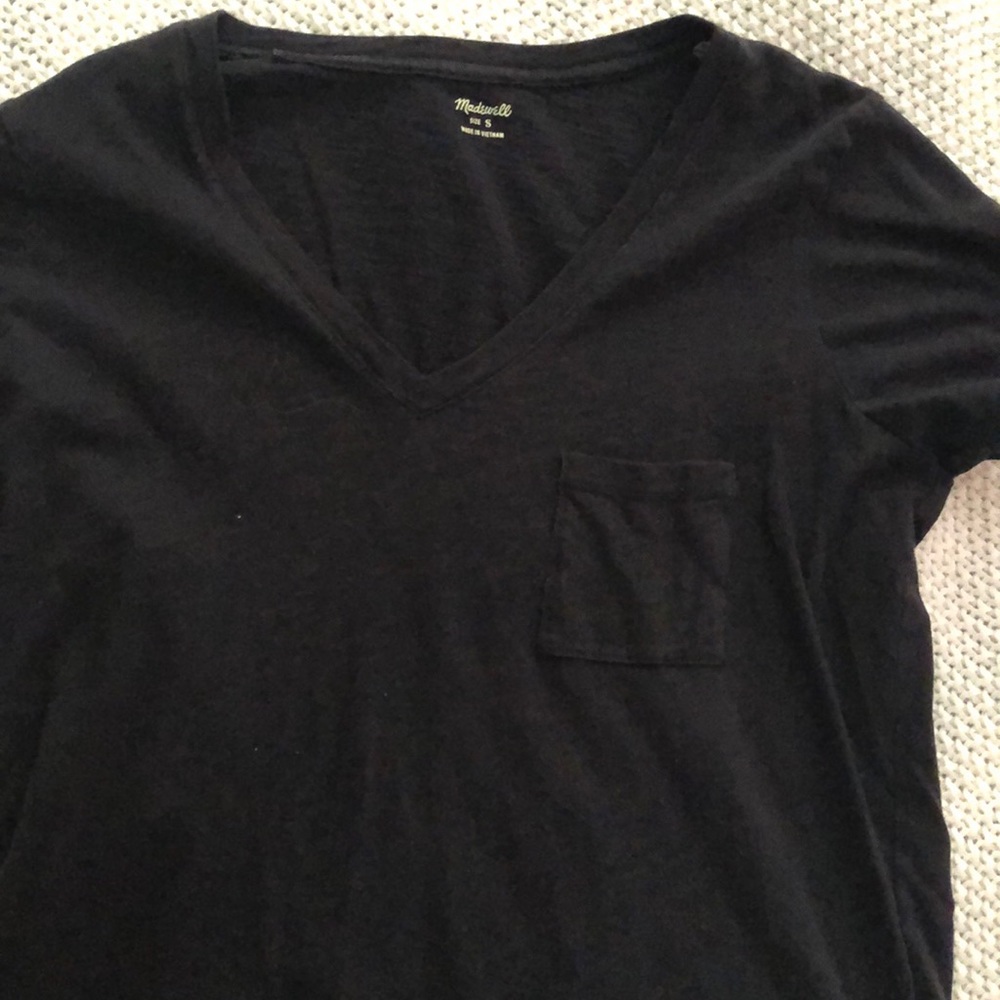 Black madewell V neck